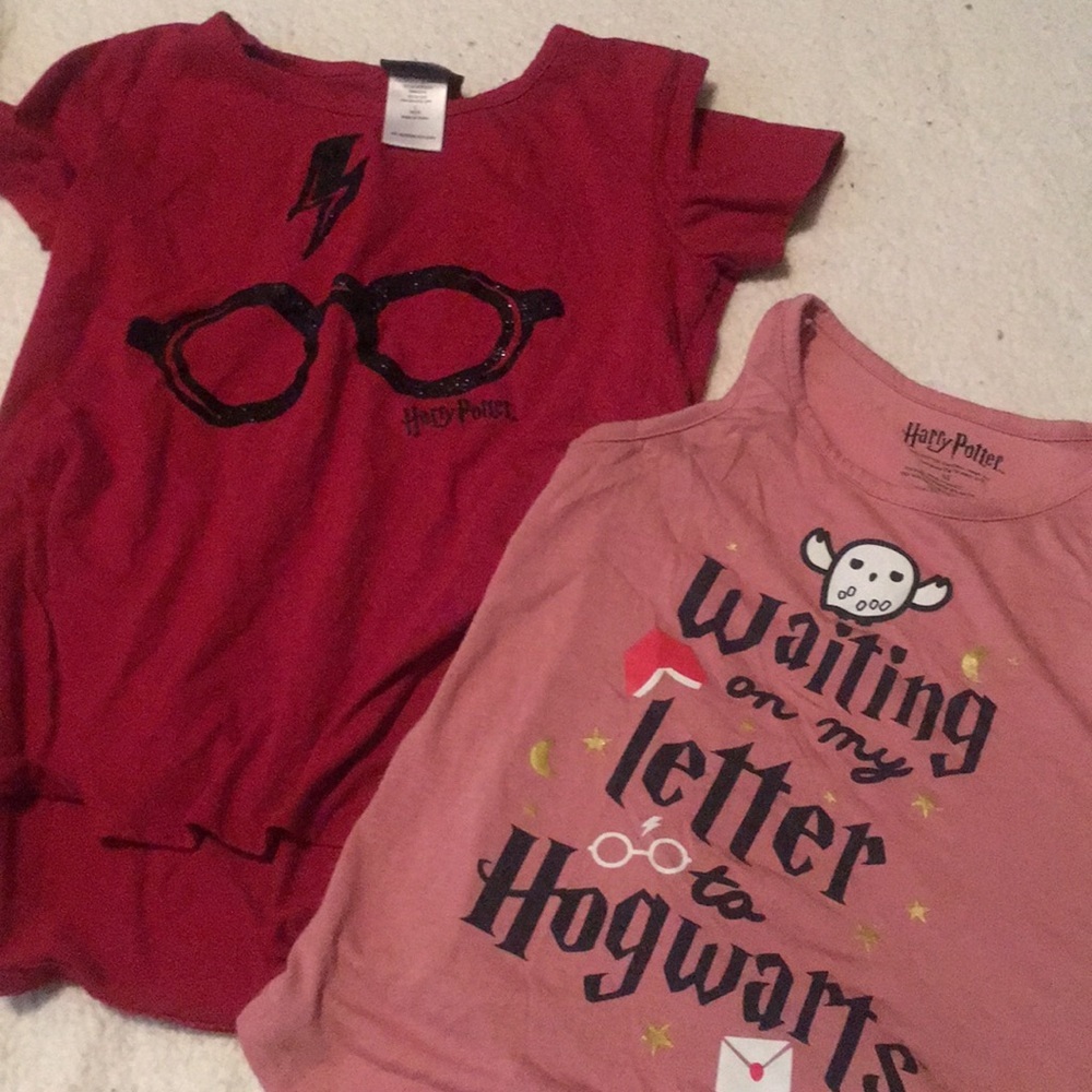 Harry Potters shirts M & L gently used look